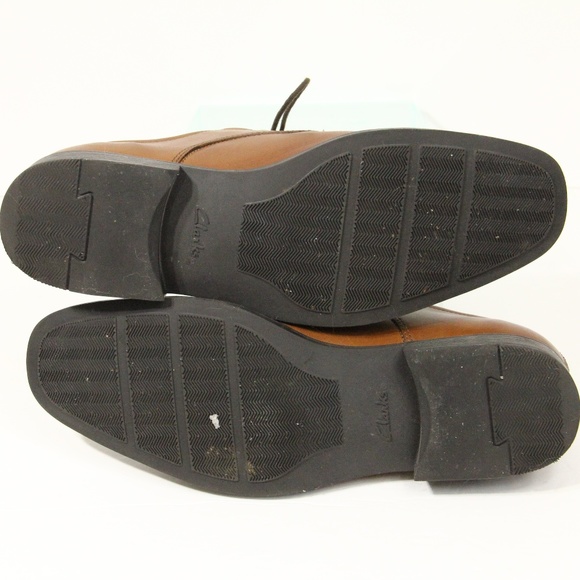 Clarks Collection Dress Shoe Mens Leather Oxford sz 9 Cap Toe main image 6